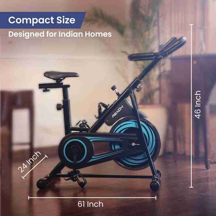 Reach Vision MII Spin Bike with 6.5Kg Flywheel for Home Gym