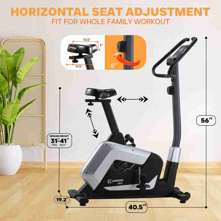 ARROW FITNESS Flora Upright Stationary Exercise Bike Buy ARROW FITNESS Flora Upright Stationary Exercise Bike Online at Best Prices in India Cycling Flipkart