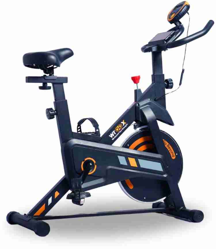 WROGX SPIN 100 Upright Stationary Exercise Bike Buy WROGX SPIN 100 Upright Stationary Exercise Bike Online at Best Prices in India Cycling Running Flipkart