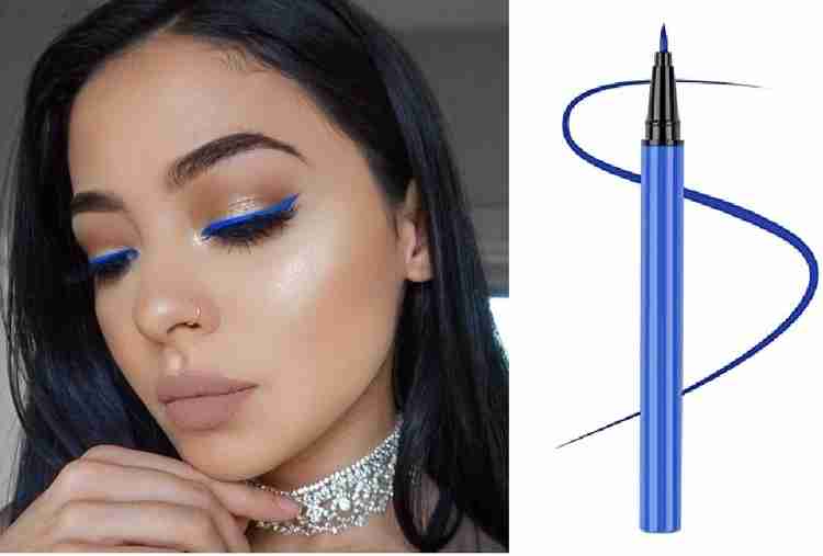 Matte blue eyeliner store