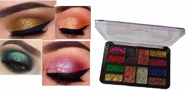 Multi coloured glitter eyeshadow hotsell