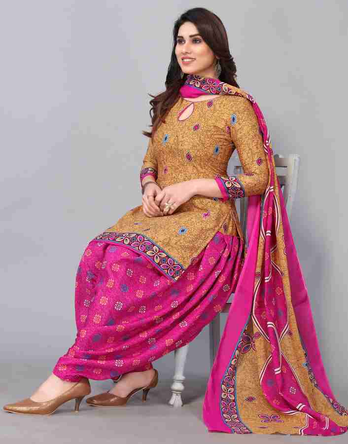 SAARA Cotton Blend Printed Salwar Suit Material Price in India Buy SAARA Cotton Blend Printed Salwar Suit Material online at Flipkart