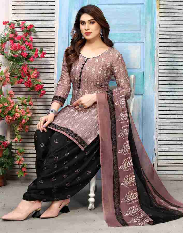 Samah Cotton Blend Floral Print Salwar Suit Material Price in India Buy Samah Cotton Blend Floral Print Salwar Suit Material online at Flipkart