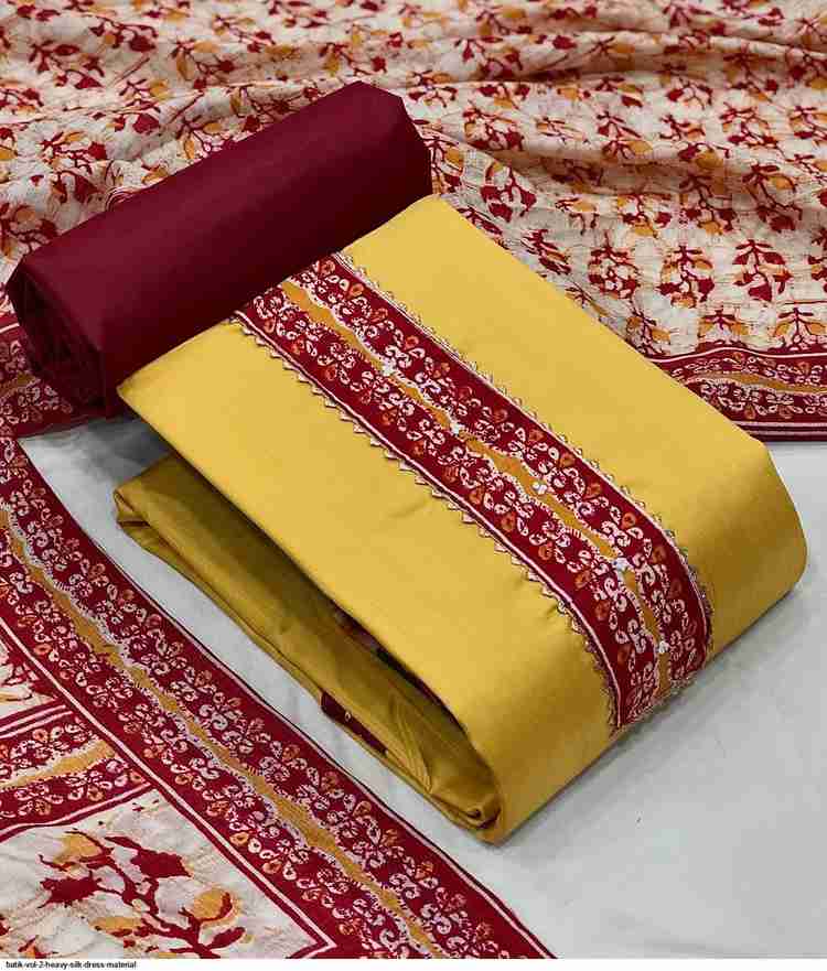 SHREE GANESH ENTERPRISES Khadi Silk Printed Salwar Suit Material Price in India Buy SHREE GANESH ENTERPRISES Khadi Silk Printed Salwar Suit Material online at Flipkart