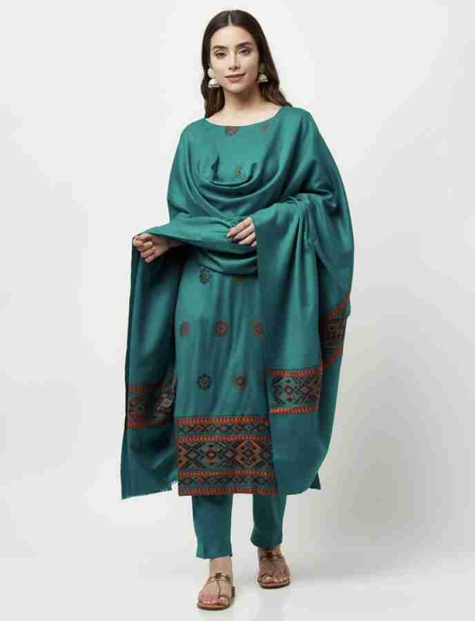 Woolen salwar suits cheap for ladies online