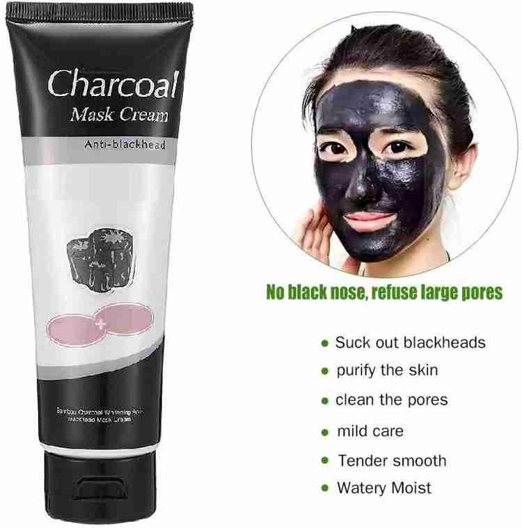 SEUNG Charcoal Tube Deep Cleaning Face Mask for Face Nose Acne