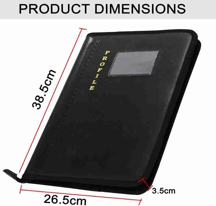 STORITE PU Leather Professional File Folders for