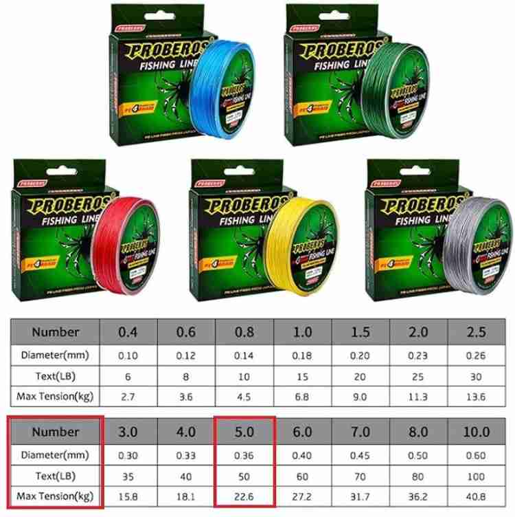 PROBEROS Monofilament Fishing Line Price in India - Buy PROBEROS  Monofilament Fishing Line online at