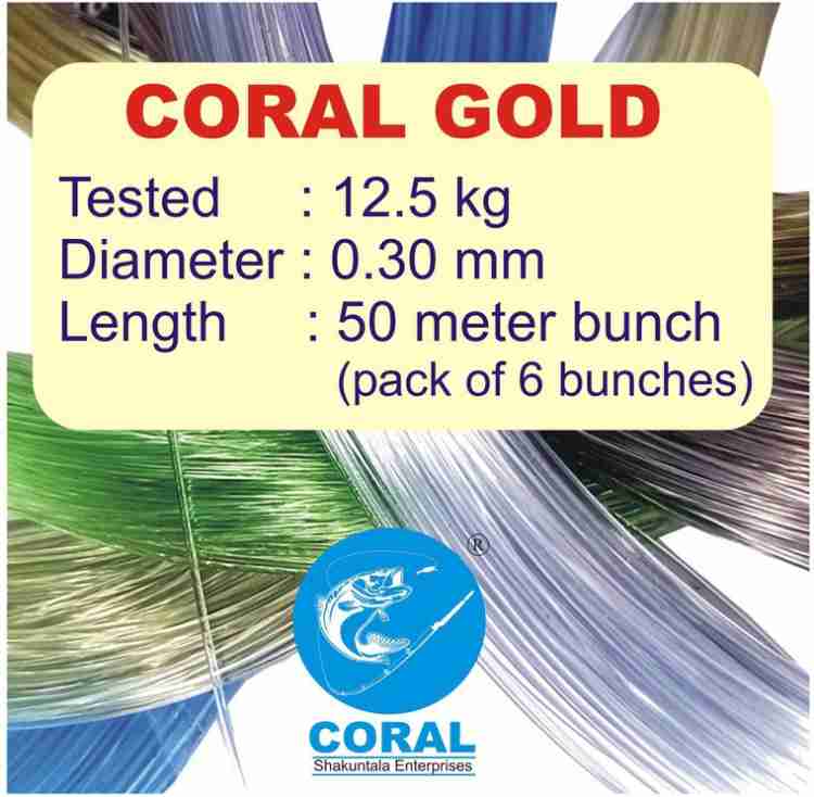 6 TO 6 -500M-CO-POLYMER FISHING LINE-0.30 mm