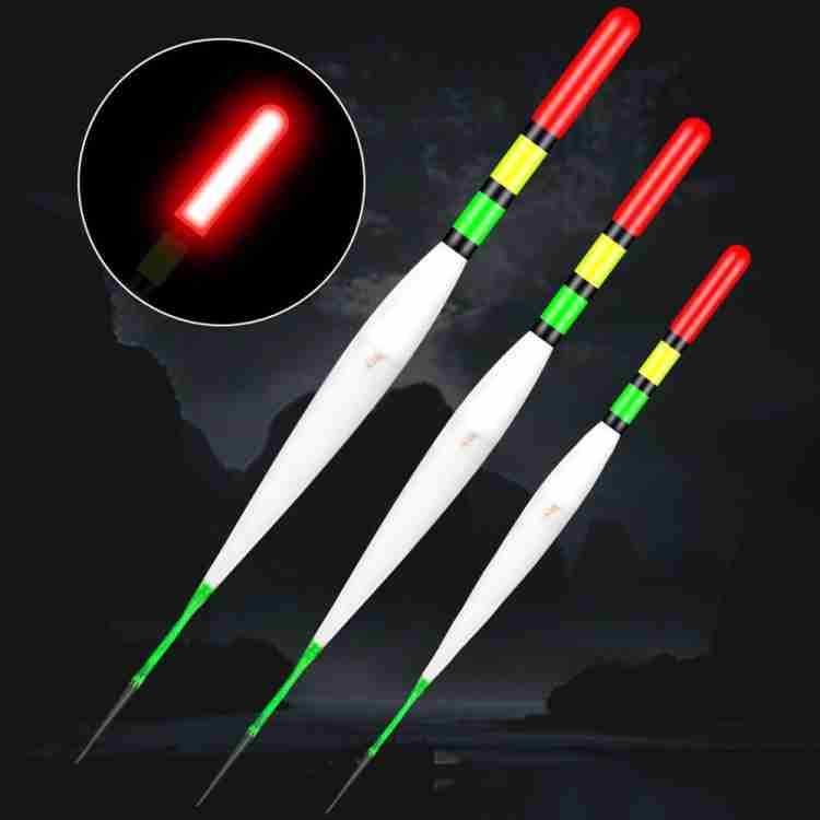 SPYROKING LED Electric Light Float in Deep Water Tackle Bobber Fishing Gear  with Battery ELFWHT019-SKA179 White Fishing Rod Price in India - Buy  SPYROKING LED Electric Light Float in Deep Water Tackle