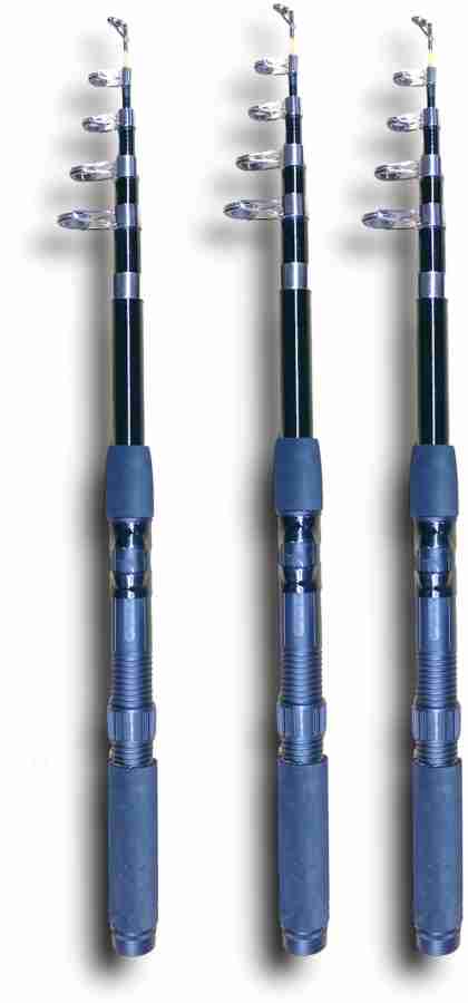 Sikme 210 Fishing Rod 3 PC Combo Pack Black Fishing Rod Price in