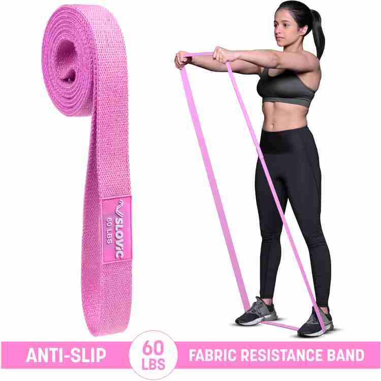 SLOVIC Long Fabric Resistance Bands Medium Resistance For Workout 60LB Resistance Band Buy SLOVIC Long Fabric Resistance Bands Medium Resistance For Workout 60LB Resistance Band Online at