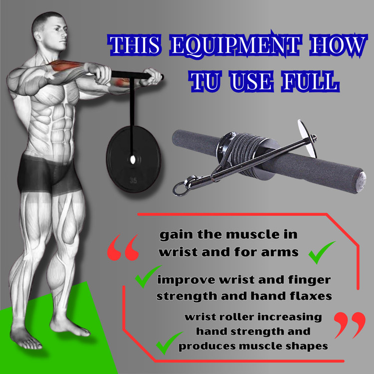 Wrist Strengthener VAIIO Forearm Strengthener And Wrist Roller