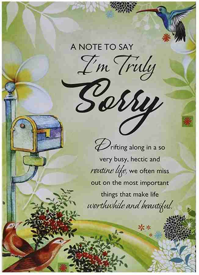 Saugat Traders Sorry Gift Apology Gift for Girlfriend Boyfriend