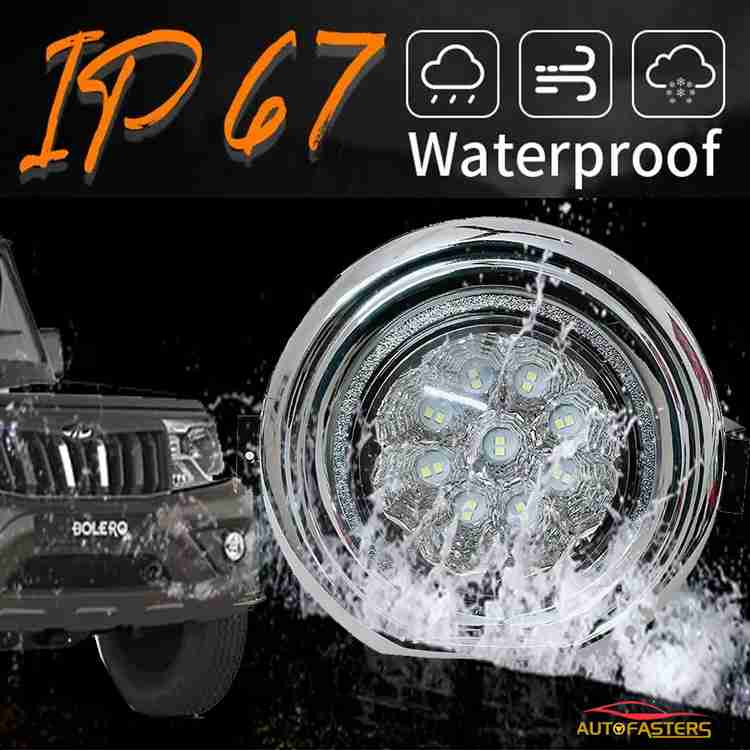 Autofasters CAR 12 LED FOG LIGHT FOR MAHINDRA BOLERO Car Fancy Lights