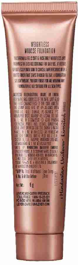 Lakme 9 to 5 on sale weightless mousse foundation