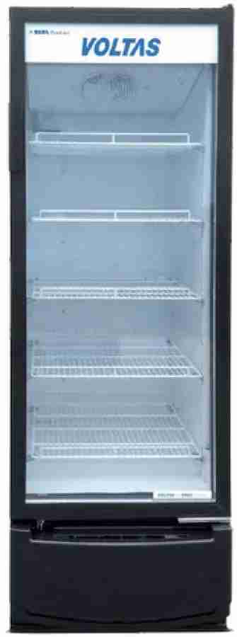 Voltas glass deals door fridge