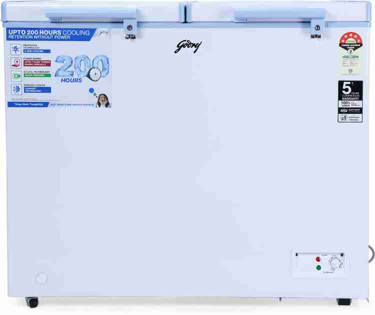 Godrej 300 L Double Door Standard Deep Freezer Price in India