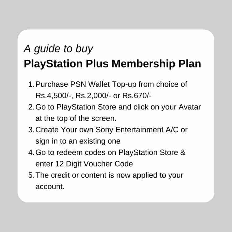 Ps4 wallet top up hot sale codes