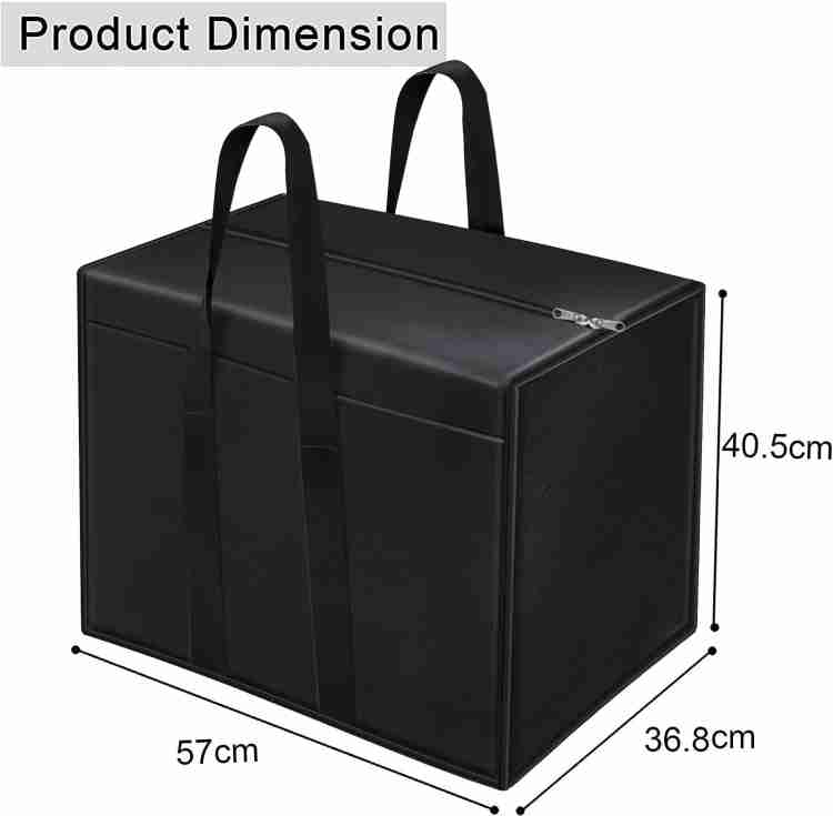 Compactor Underbed Storage Bag, Underwear Organizer, Extra Flat, Made of  Non-Woven Polypropylene, Zipper Closure and Two Handles for Easy Carrying