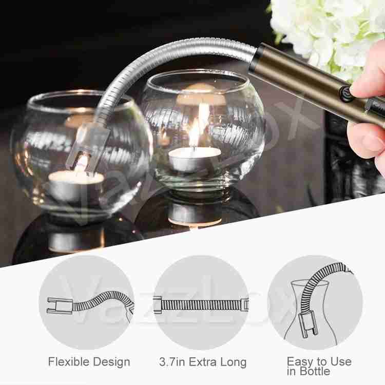 DN BROTHERS Rechargeable Gas Lighter For Kitchen Stove Candle 360deg Flame Adjustable DN381 Steel Plastic Electronic Gas Lighter Price in India Buy DN BROTHERS Rechargeable Gas Lighter For Kitchen Sto...