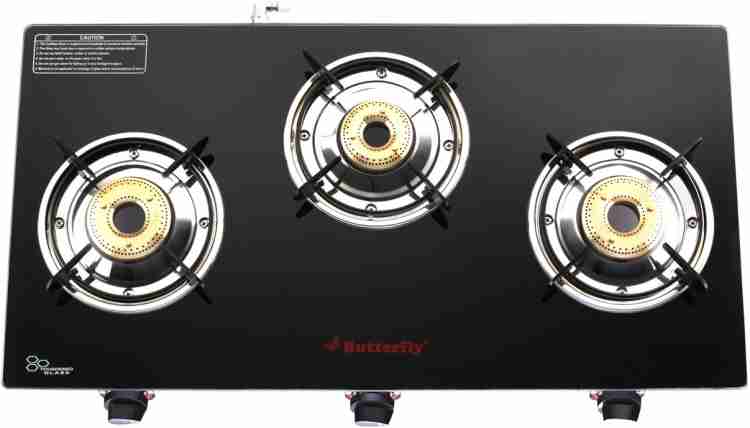 Butterfly gas stove 3 burner outlet price