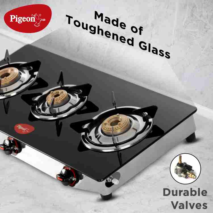 Pigeon cooktop online 3 burner