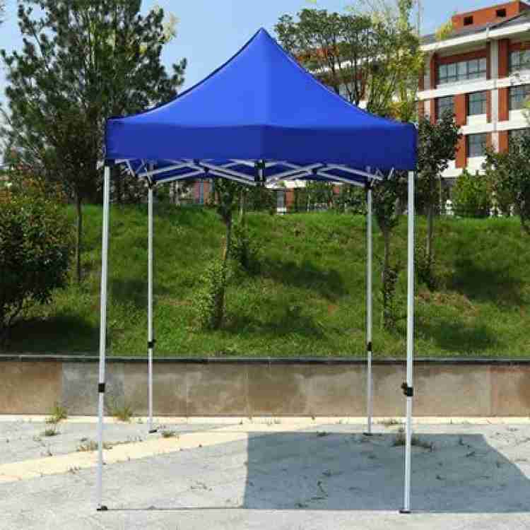 6X6 feet Waterproof UV Protective Foldable Gazebo Tent 2X2 M Canopy Pop-up  Tent (Blue)