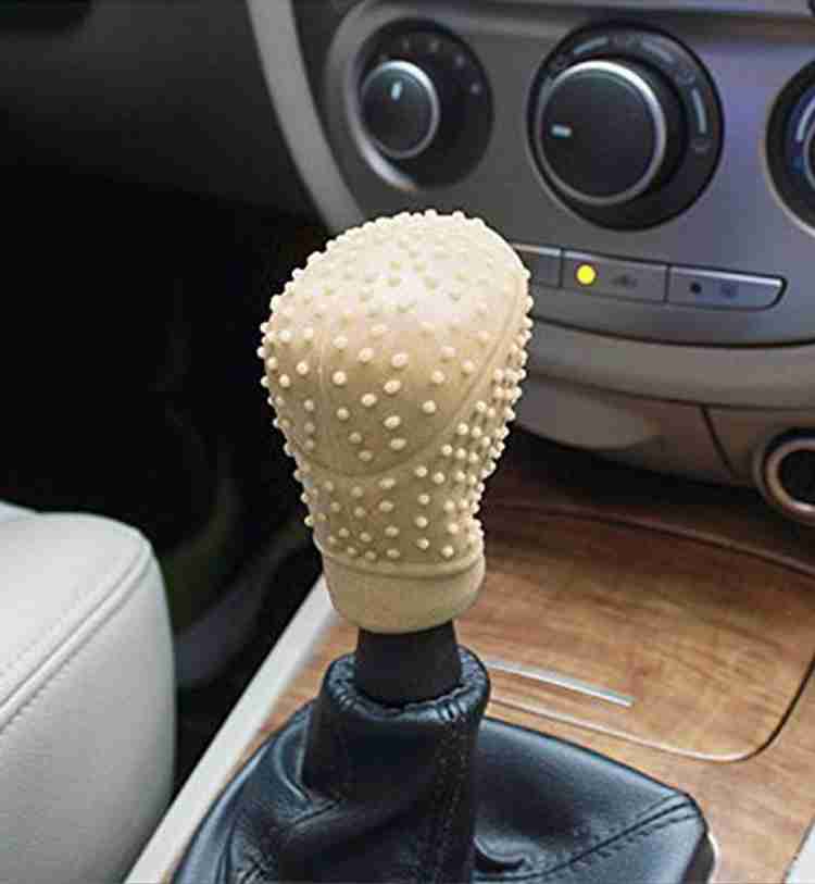 Inspire Dmax Silicon Soft Gear Knob Cover Beige For Maruti