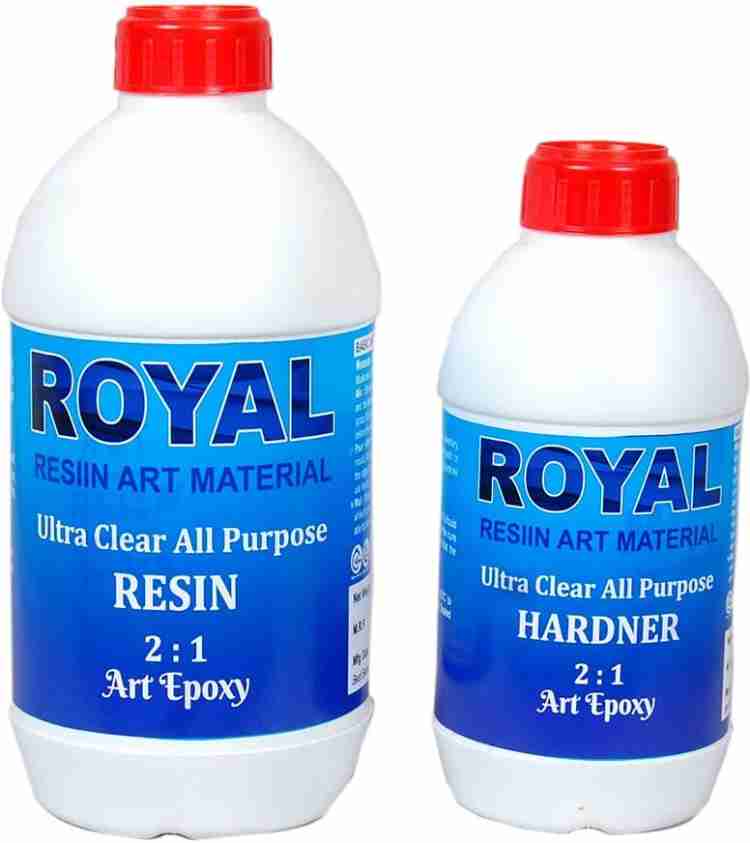 Royal Resiin All Purpose Ultra Clear Epoxy Resin and  Hardener for professionals & beginners - Art Set