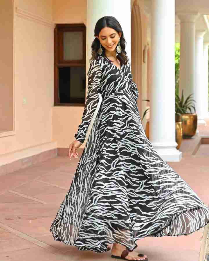 Megh Sarees Women Gown Black Dress Buy Megh Sarees Women Gown Black Dress Online at Best Prices in India Flipkart