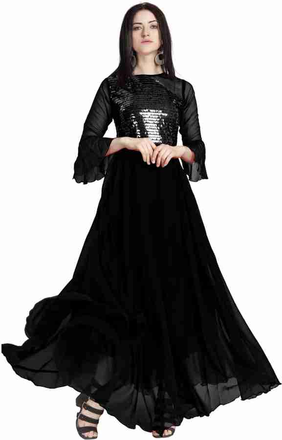 Black gown on flipkart hotsell