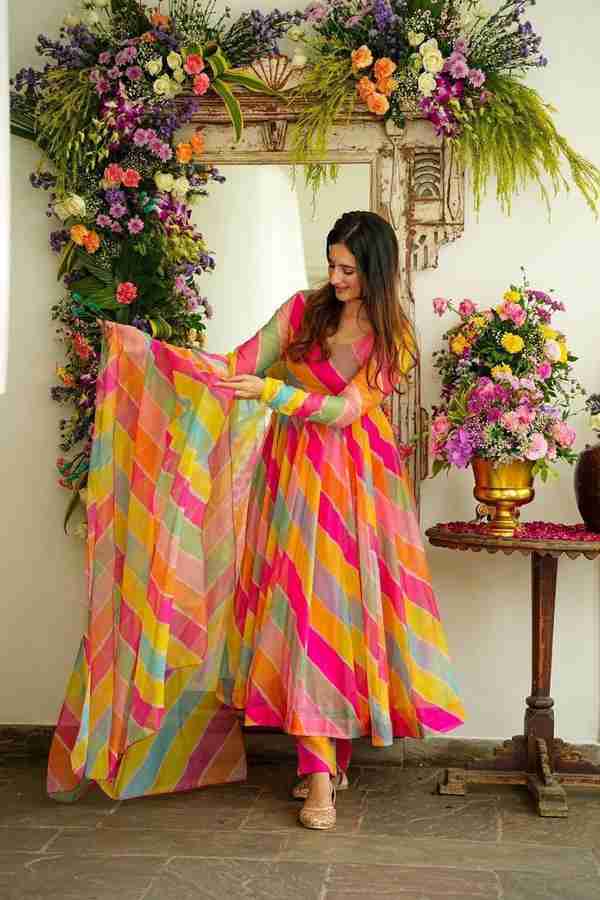 SK Creation Flared/A-line Gown Price in India - Buy SK Creation  