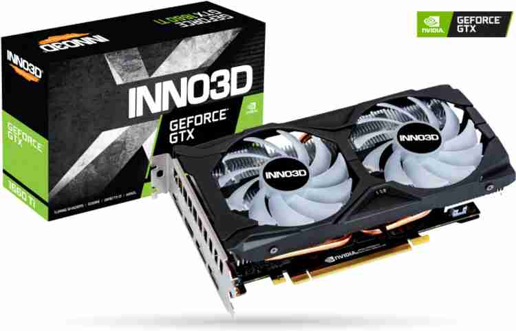 Inno3D NVIDIA GEFORCE GTX 1660 TI TWIN X2 OC RGB 6 GB GDDR6 Graphics Card Inno3D Flipkart