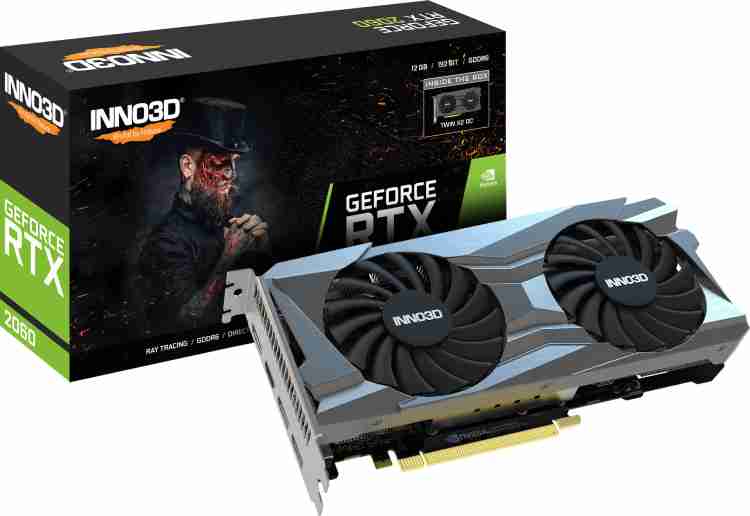 Inno3D NVIDIA GEFORCE RTX 2060 Twin X2 6 GB GDDR6 Graphics Card ...