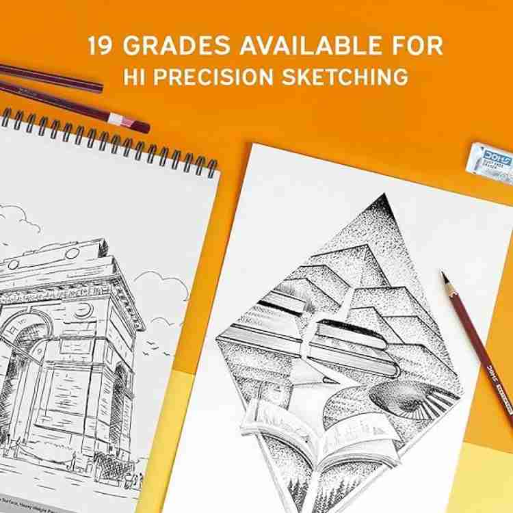 DOMS Drawing & Sketching- Grade 6B Pencil Price in India - Buy DOMS Drawing  & Sketching- Grade 6B Pencil online at