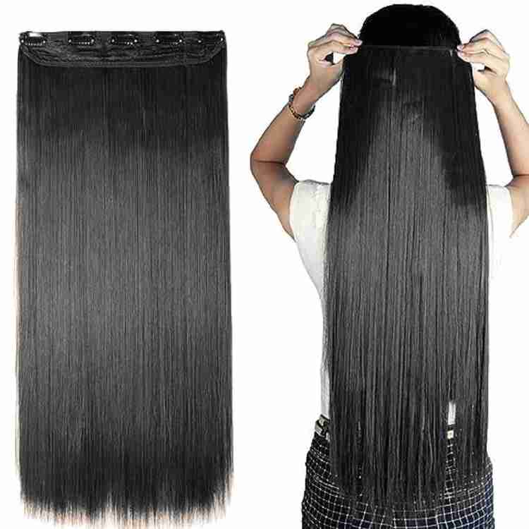 VIVIAN 5 Clips Straight Hair Extension For Women And Girls 24 Inch Feel Like Real Hairs Hair Clip Price in India Buy VIVIAN 5 Clips Straight Hair Extension For Women And