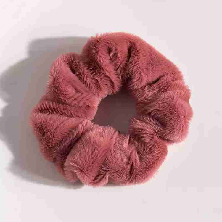 Fluffy scrunchie clearance