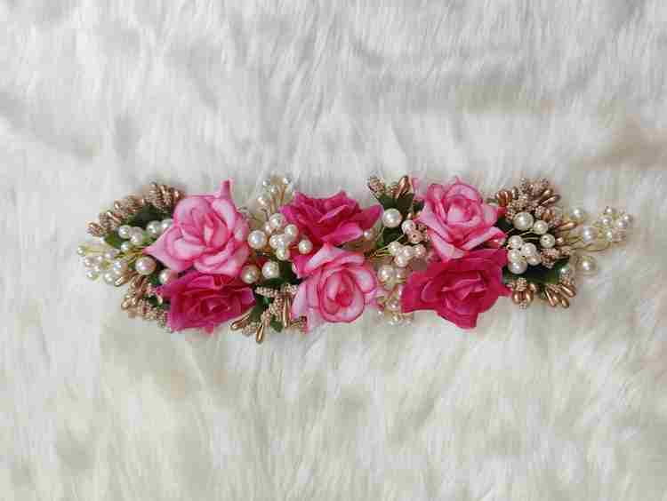 Silk flowers hot sale for hair accessories