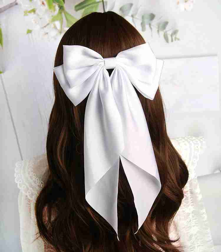 Large white ribbon bows new arrivals