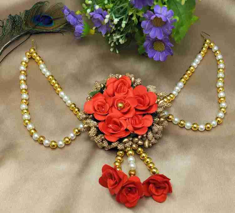 Flower maang tikka online top