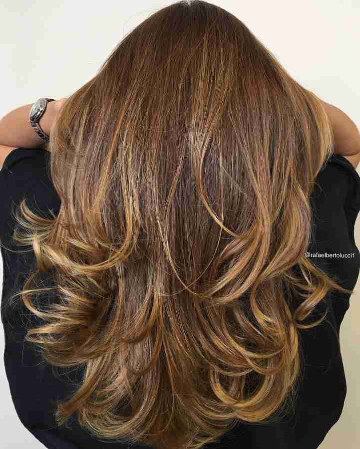 Woman in new arrivals gold hair mist