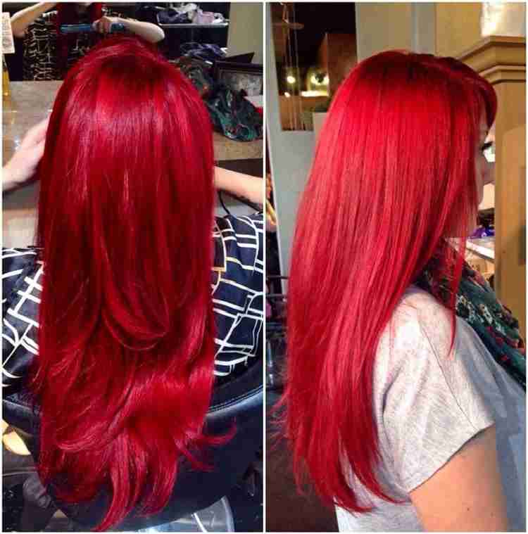Yuency Red Hair color wax washable instant hair colour , red ...