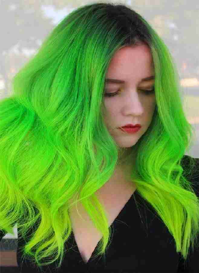 Mens store green hair