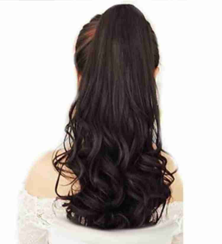 Alizz Clutcher ponytail clip on low side out curl light weight Hair Extension Price in India Buy Alizz Clutcher ponytail clip on low side out curl light weight Hair Extension online