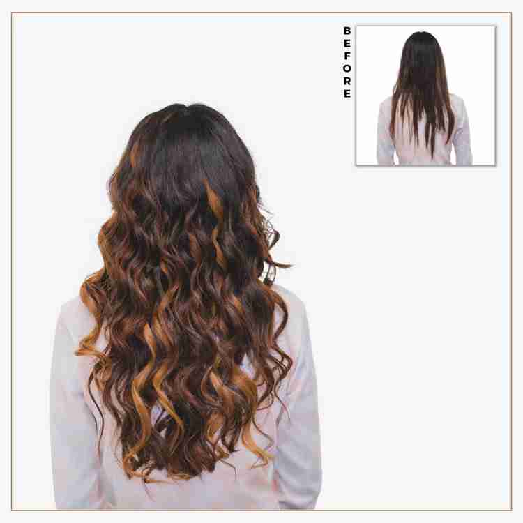 hair originals 100 Human hair 7 Piece clip set for women girls Natural Brown 18 Inches Hair Extension Price in India Buy hair originals 100 Human hair 7 Piece clip set