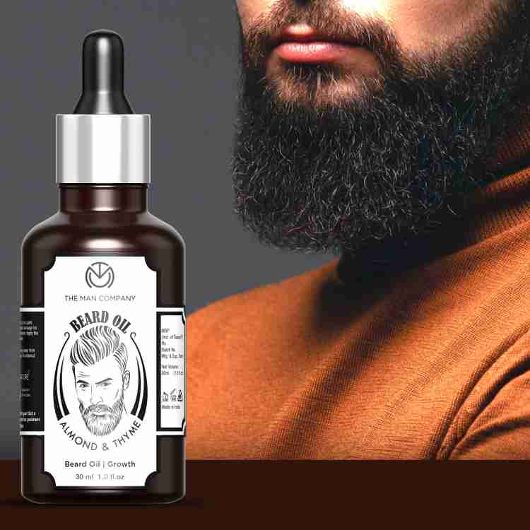 THE MAN COMPANY Beard Oil for Growing Beard Faster with Almond
