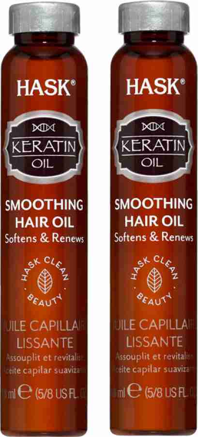 Hask keratin protein 2024 smoothing shine oil