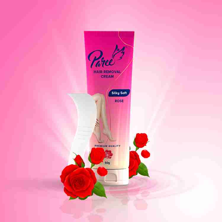 Paree Hair Removal Cream for Women, Silky Soft Smooth Skin