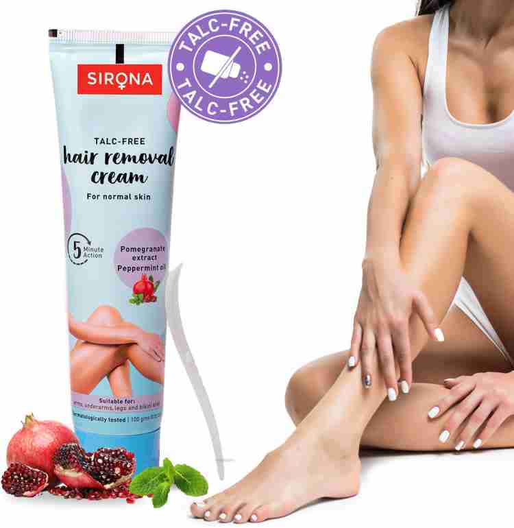 SIRONA Talc Free Bikini Line Hair Removal Cream for Normal Skin